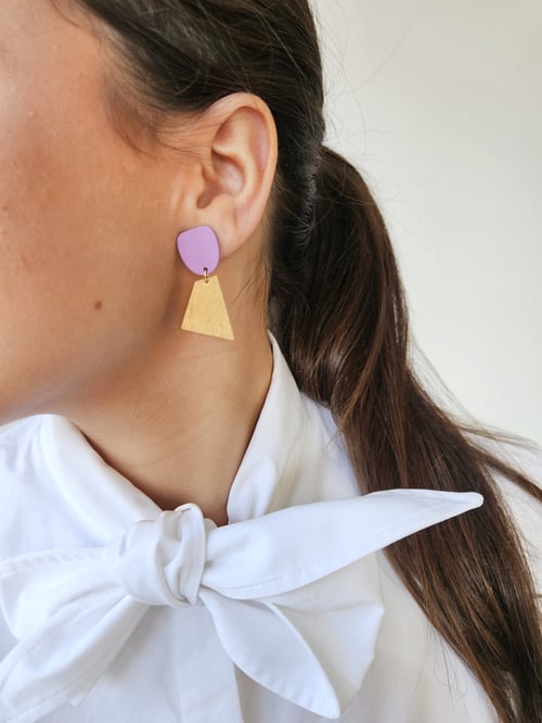 Image of Pendientes GIULIA - Morado