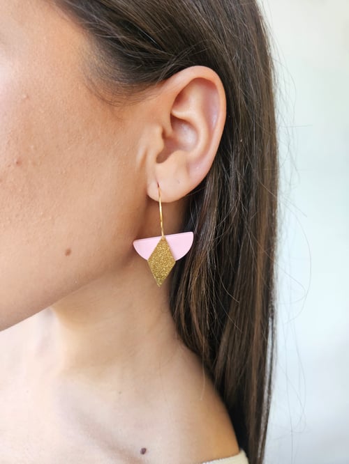 Image of Pendientes MIA - Rosa chicle