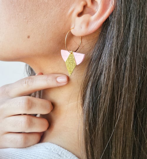 Image of Pendientes MIA - Rosa chicle