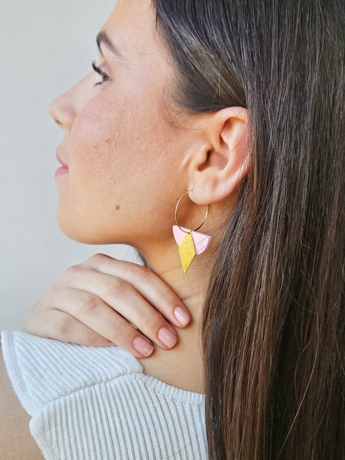 Image of Pendientes MIA - Rosa chicle