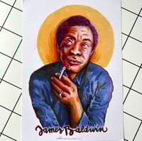 Image 2 of James Baldwin - A4 - LASER PRINT