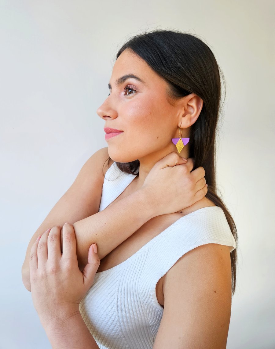 Image of Pendientes MIA - Morado
