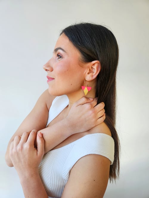 Image of Pendientes MIA - Rojo fresa