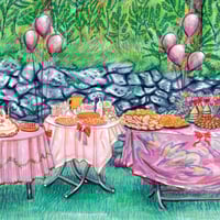 Image 5 of Buffet d'anniversaire 90's - A3 - LASER PRINT