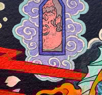 Image 2 of “Blue Dream Dragon No. 3” original painting