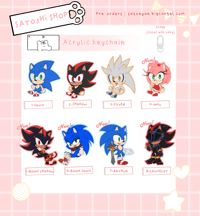Image 1 of [pre-order] Sonic Acrylic Charms