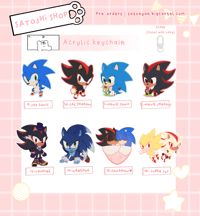 Image 2 of [pre-order] Sonic Acrylic Charms