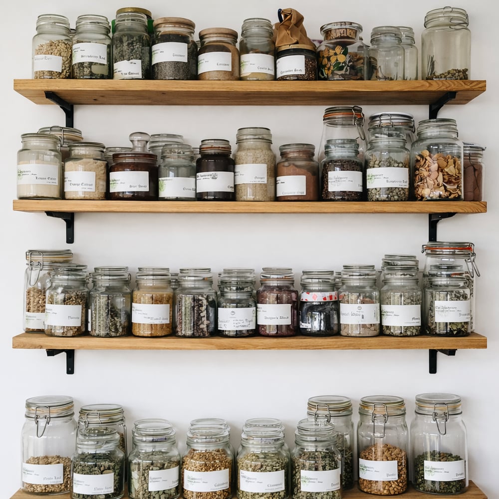 Dried Herbs, Roots, Flowers and Fruits