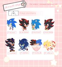 Image 2 of  [pre-order] Sonic Vinyl Stickers