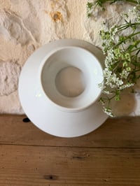 Image 6 of Compotier en céramique blanche - Art de la table vintage 