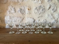 Image 3 of Verres à liqueurs anciens - Art de la table brocante 