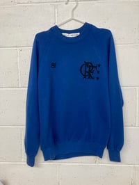 Image 1 of CR Flamengo 80/81, blue M/L (19.5"P2P, 28"S2H, 32"C2C)  