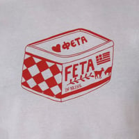 Image 1 of Women's Love Feta T-Shirt - Crop Top - SECONDS