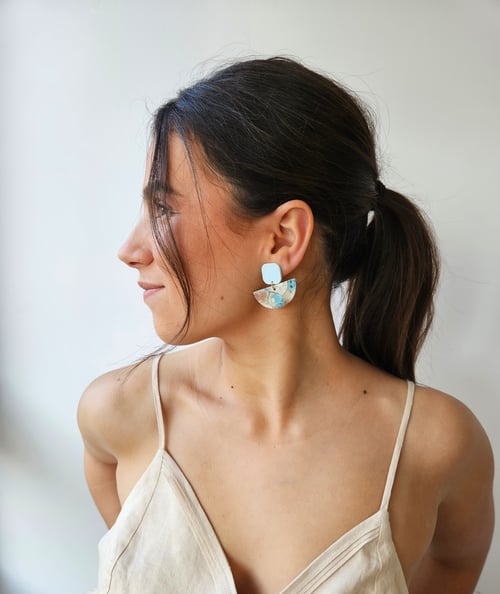 Image of Pendientes ALLEGRA - Semioval