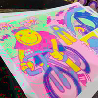 Image 2 of NOT TODAY BITCH risoprint