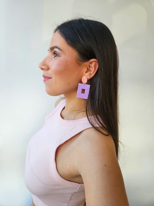 Image of Pendientes GISELE-Cuadrado