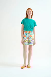 Image 5 of Shorts 100% algodón con estampado Big Royal