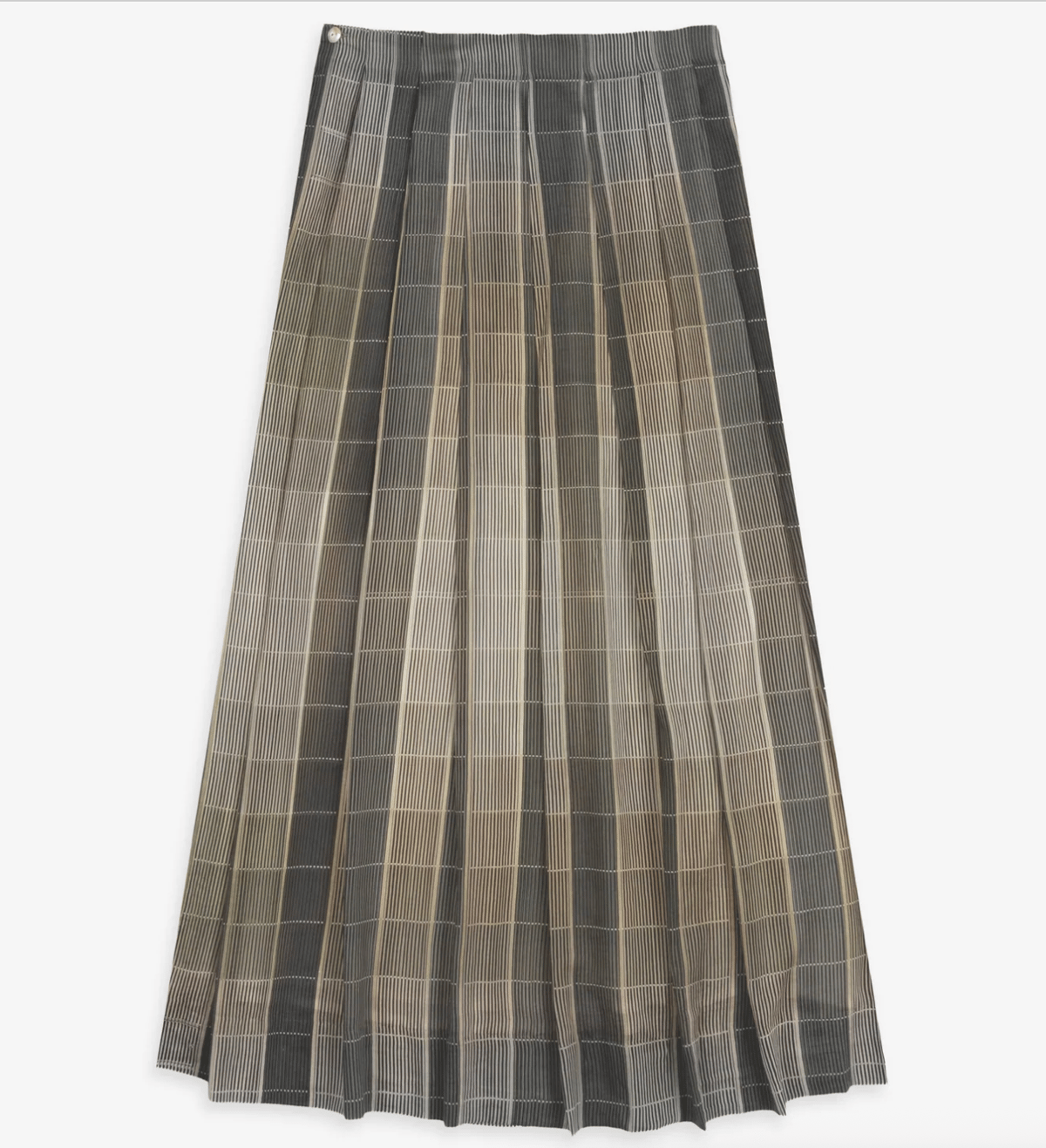 Pleated Silk/Cotton Skirt - Image 1 of 2