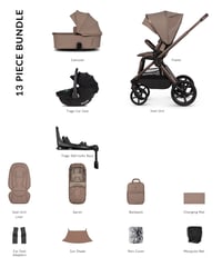 Image 7 of Venicci Upline 3 - Sand Luxury 4 in 1 Bundle