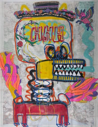 Image 1 of FIESTA FOR THE SHADOW — original artwork — collaboration with Lani Wride and Marc Craig