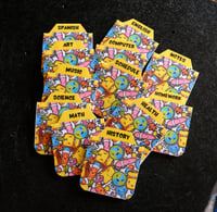 Image 1 of Handmade Magnetic School Subject Tabs, dividers, subject, notebook, gift
