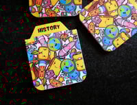 Image 2 of Handmade Magnetic School Subject Tabs, dividers, subject, notebook, gift