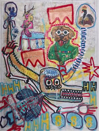 Image 1 of CERNUNNOS SUMMONS HIS MIND — original artwork — collaboration with Lani Wride and Marc Craig