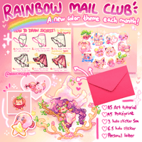 🌈✨ RAINBOW MAIL CLUB (pink) ✨🌈