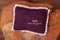 Image 4 of Newborn eggplant set with cotton lace