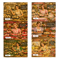 Image 3 of 2026 Retro Women 12-Month Vintage-Look Bakery Calendar
