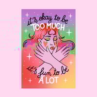 Carte postale - Too much