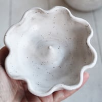 Image 6 of Ring Dish, White Speckled Ceramic Ring Holder, Ready to Ship Made in USA