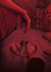 'Mirrored Hand' Art Print (14.7 x 21cm)