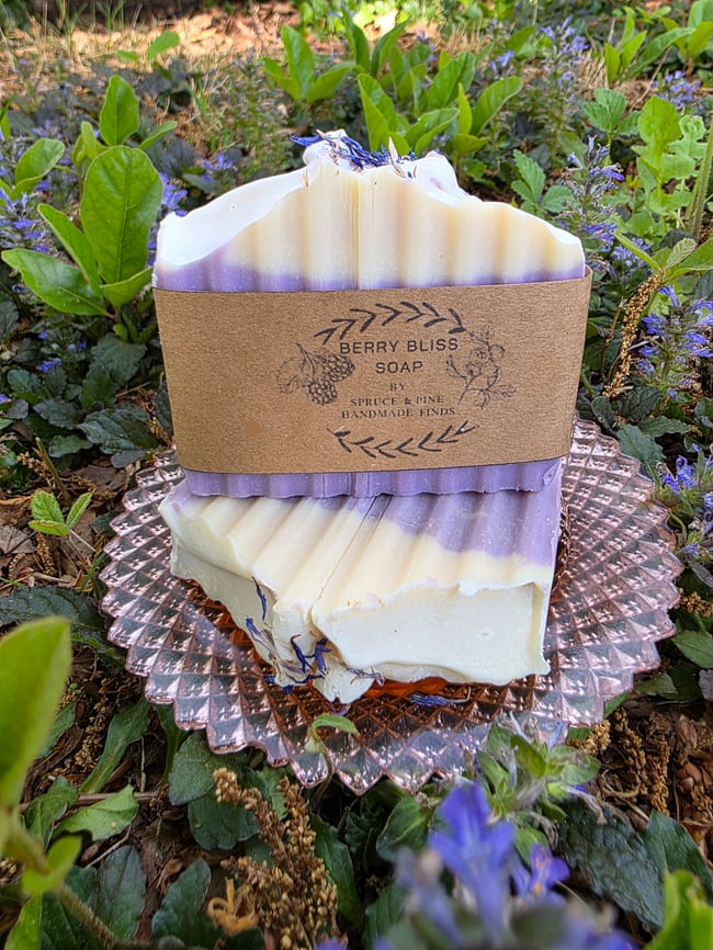 Berry Bliss Handmade Herbal Bar Soap