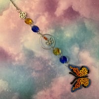 Image 1 of Butterfly Diamond Art Sun Catcher Hanging Home Decor