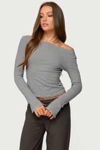 Leyna Striped Off Shoulder