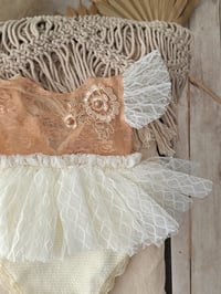 Image 5 of Photo prop | Newborn girls photoshoot outfit | Rosalie | beige | cream