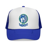 Image 1 of Vintage Minnesota Timberwolves Trucker Hat - Retro Vintage Basketball Cap