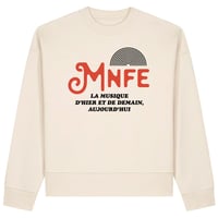 Image 1 of MNFE French Radio Sweatshirt in Cream