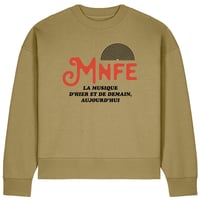 Image 1 of MNFE French Radio Sweatshirt in Olive Green 
