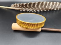 Image 4 of Quartersawn Osage Pot Call, Grey Slate over Glass #710