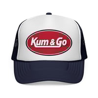 Image 4 of Kum & Go Mens Trucker Hat - Mesh Snapback Kum and Go Cap