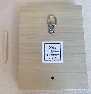 Image of Wonder- illumination series print on wooden plaque-- regular size