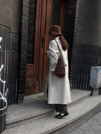 Image 1 of cotton cloche hat