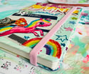 Unicorn Junk journal - leatherette journal book