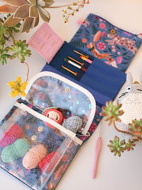 Image 1 of Pochette CROCHET MAEUM "OURS & RENARD"