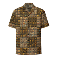 Image 2 of Los Santos y las Reliquias Unisex button shirt