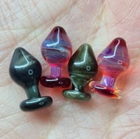 Image 3 of HUMPDAY DROP MINI PLUGS PURP/METAL