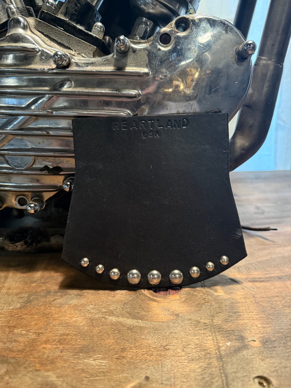 Image of Heartland MFG Leather Mudflap