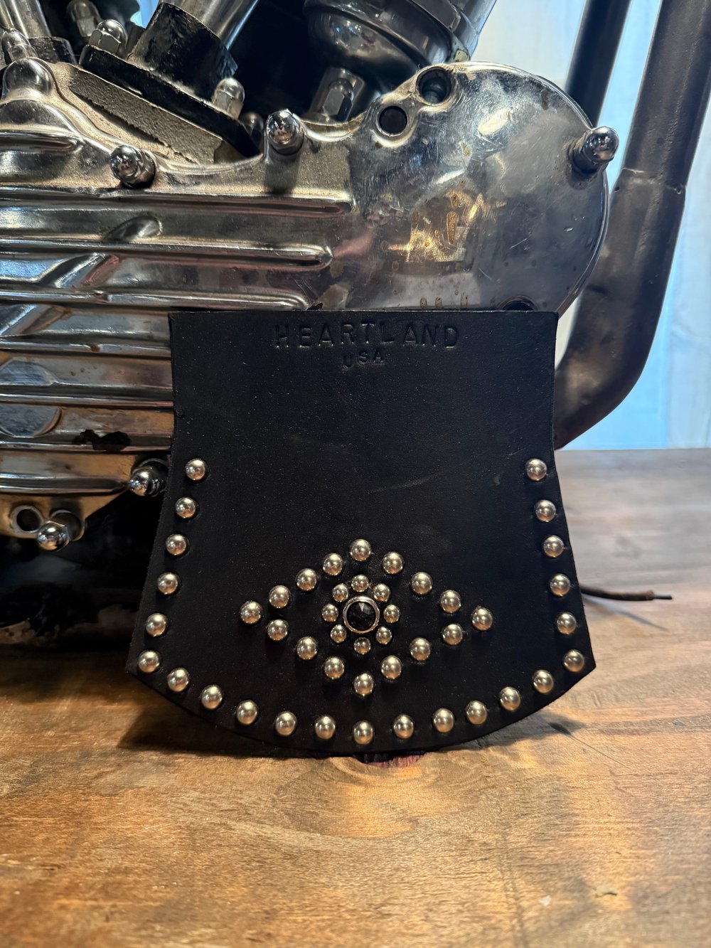 Image of Heartland MFG Leather Mudflap